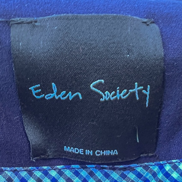 Eden Society Lightweight Navy Moto jacket - Picture 4 of 4